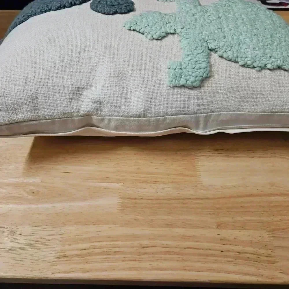 Opal House Decorative Pillow with Green Lizards - Picture 11 of 13